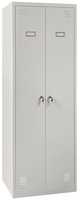 Шкаф металлический для одежды двухдверный 2L-B1A-520 с полками под обувь, 1850х520х500 мм