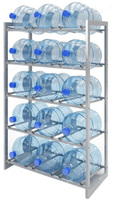 Стеллаж для воды РОДНИК-15 на 15 бутылей