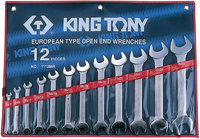 KING TONY 1112MR - набор рожковых ключей, 6-32 мм