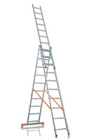 Трехсекционная лестница Гранит 3x10