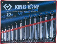 KING TONY 1712MR - набор накидных ключей, 6-32 мм
