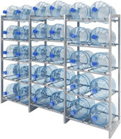Стеллаж для воды РОДНИК-30 на 30 бутылей