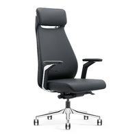 Кресло HAWASAN (ХАВАСАН) PREMIUM EX-830 X-ONE, синхромеханизм, алюминий, экокожа, черное, 533239