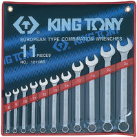 KING TONY 1211MR - набор комбинированных ключей, 8-24 мм