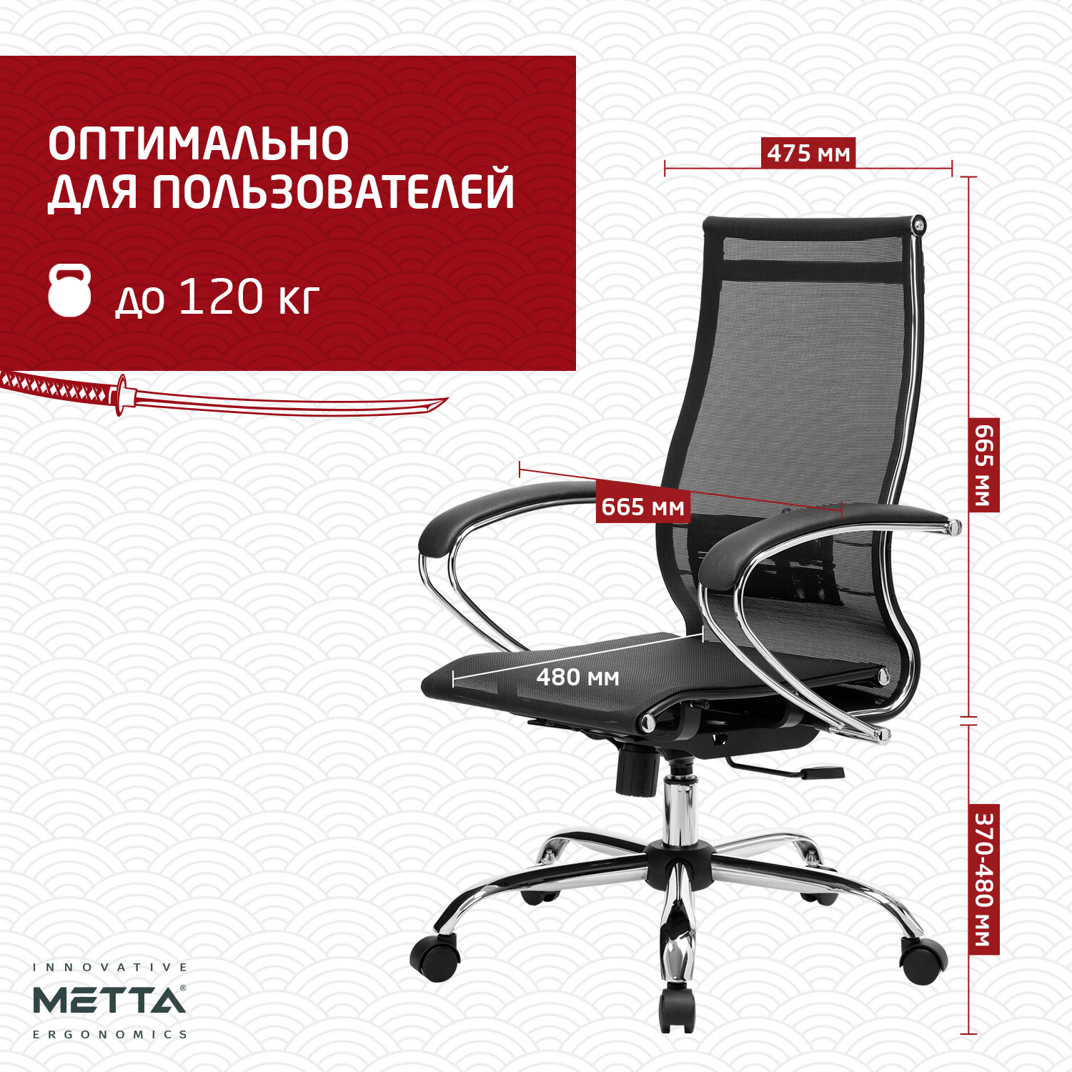 Кресло офисное МЕТТА 