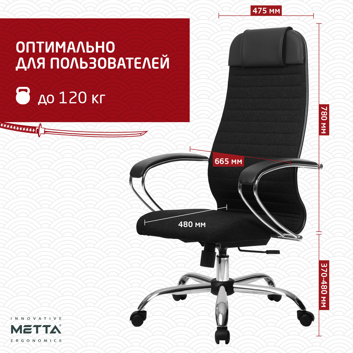 Кресло офисное МЕТТА 