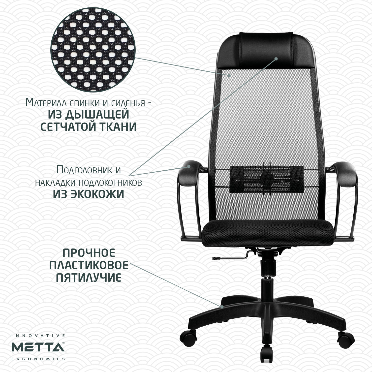 Кресло офисное МЕТТА 