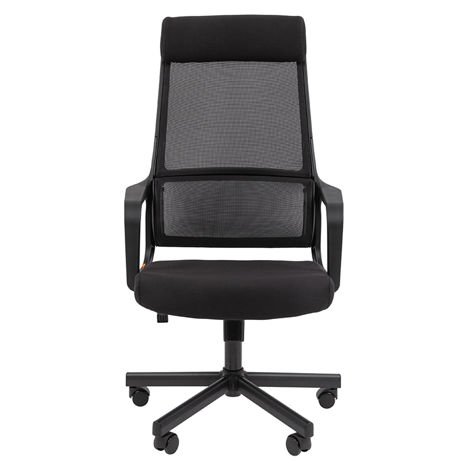 Кресло офисное Chairman CH 590, сетка/ткань, черное, 7134733