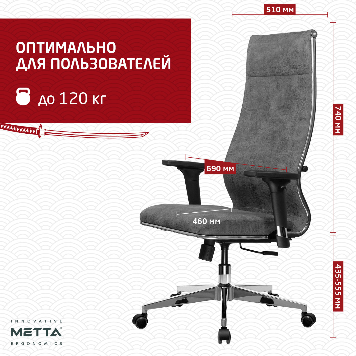 Кресло офисное МЕТТА 