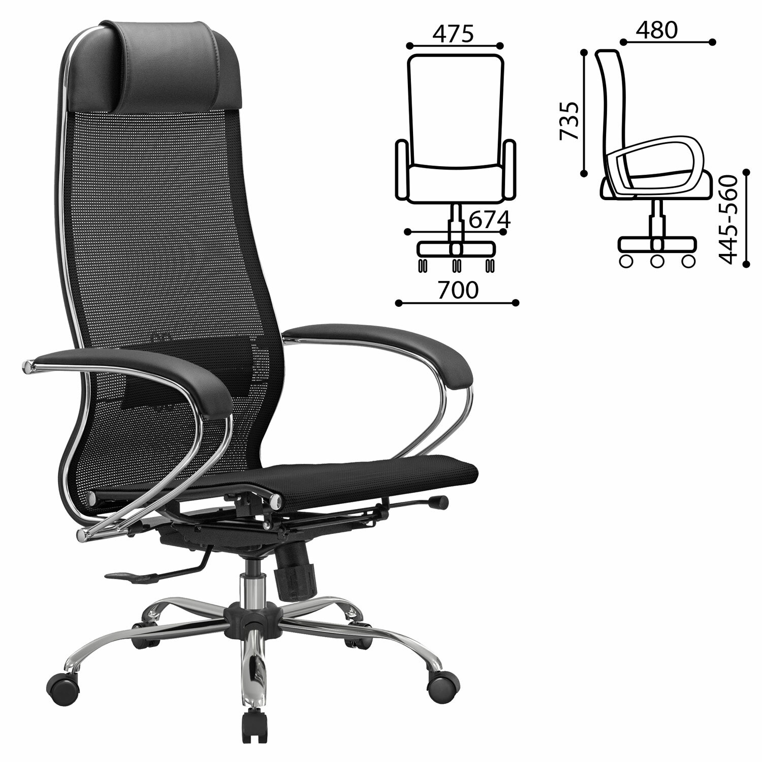 Кресло офисное МЕТТА 