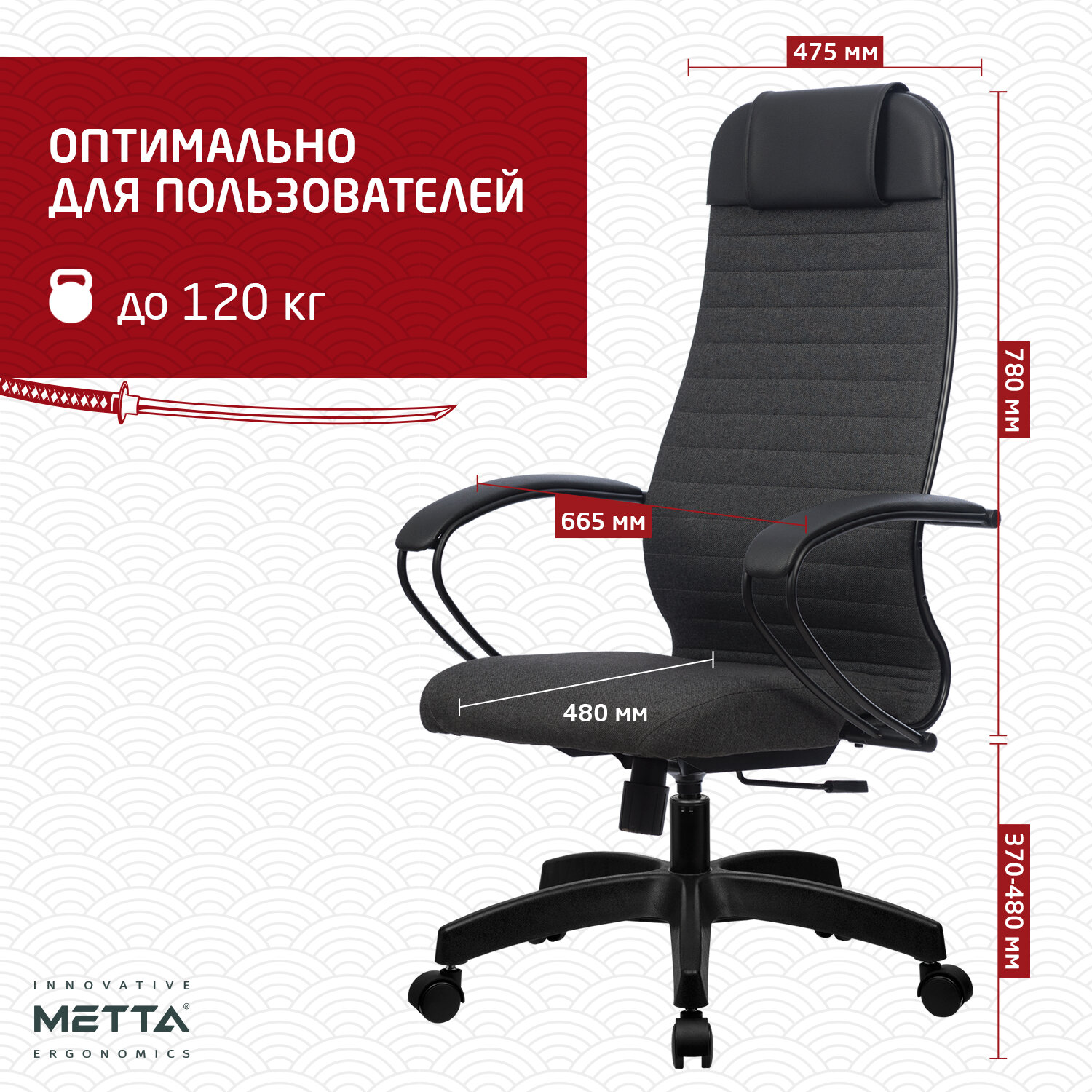 Кресло офисное МЕТТА 