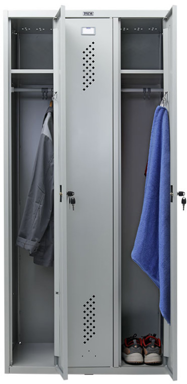 Шкаф для раздевалок ПРАКТИК Стандарт LS-31 1830х885х500 мм S23099531102