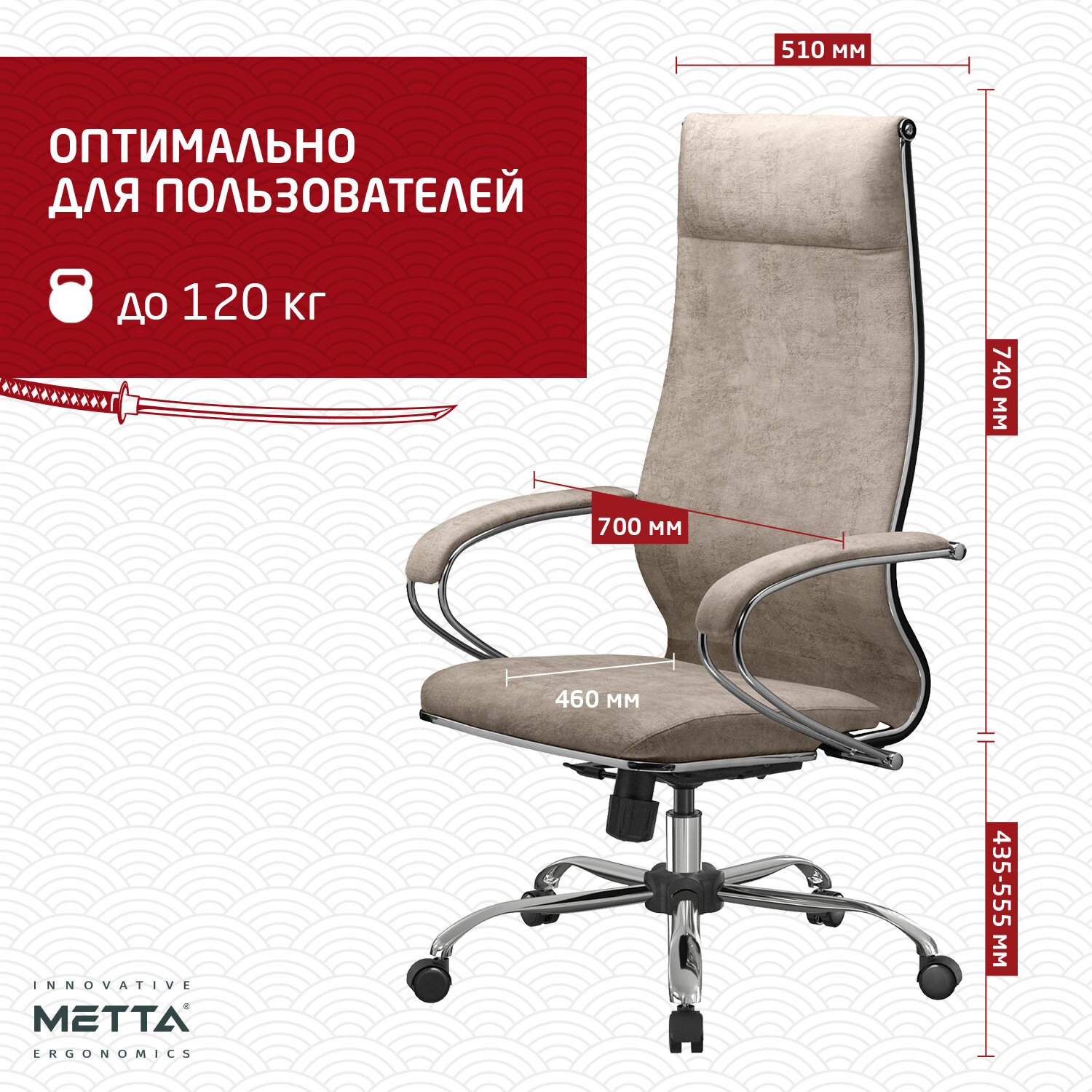 Кресло офисное МЕТТА 