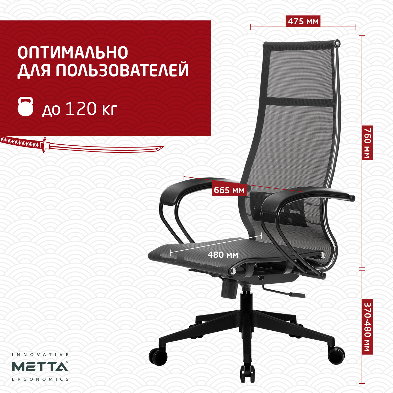 Кресло офисное МЕТТА 