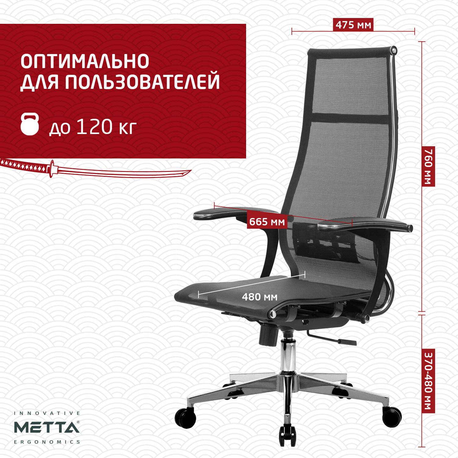 Кресло офисное МЕТТА 