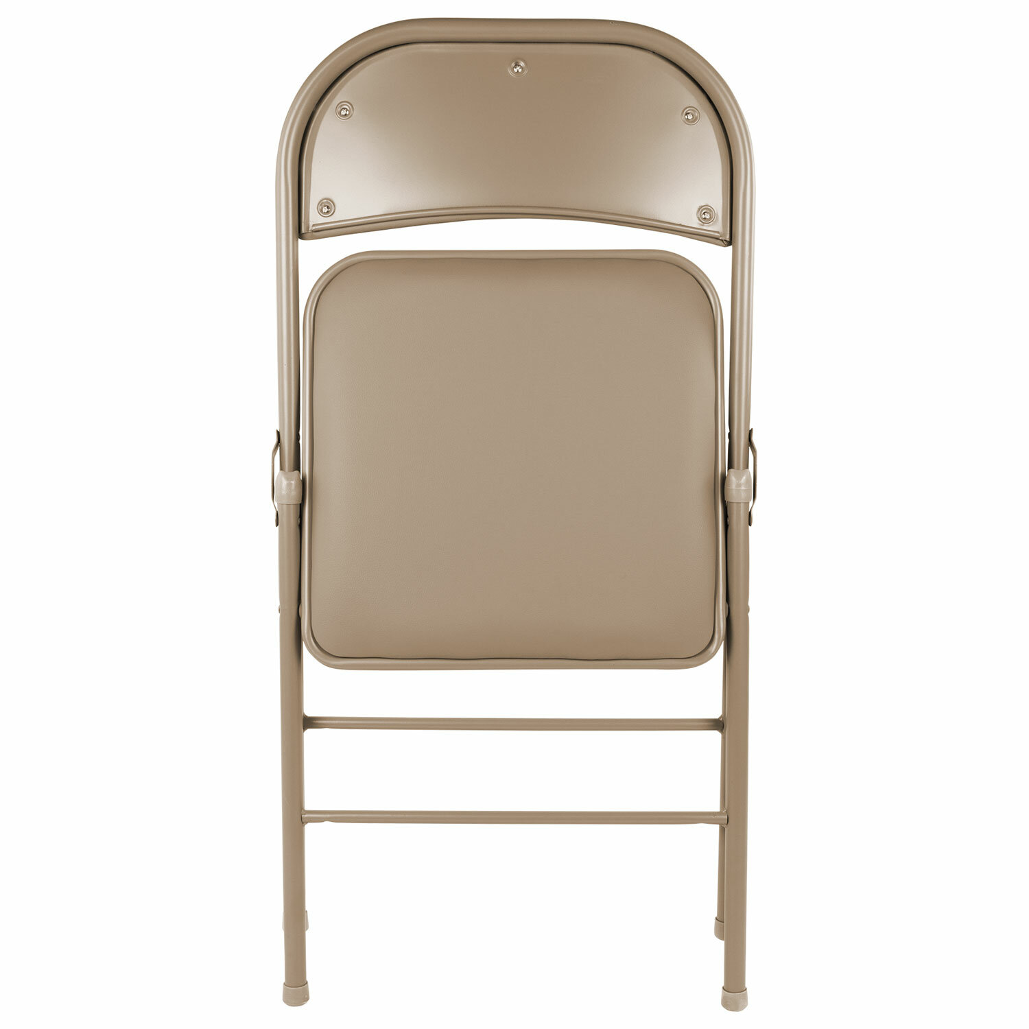 Стулья складные BRABIX "Golf Plus CF-003" КОМФОРТ, КОМПЛЕКТ 4шт., бежевый каркас, кожзам бежевый, 533033