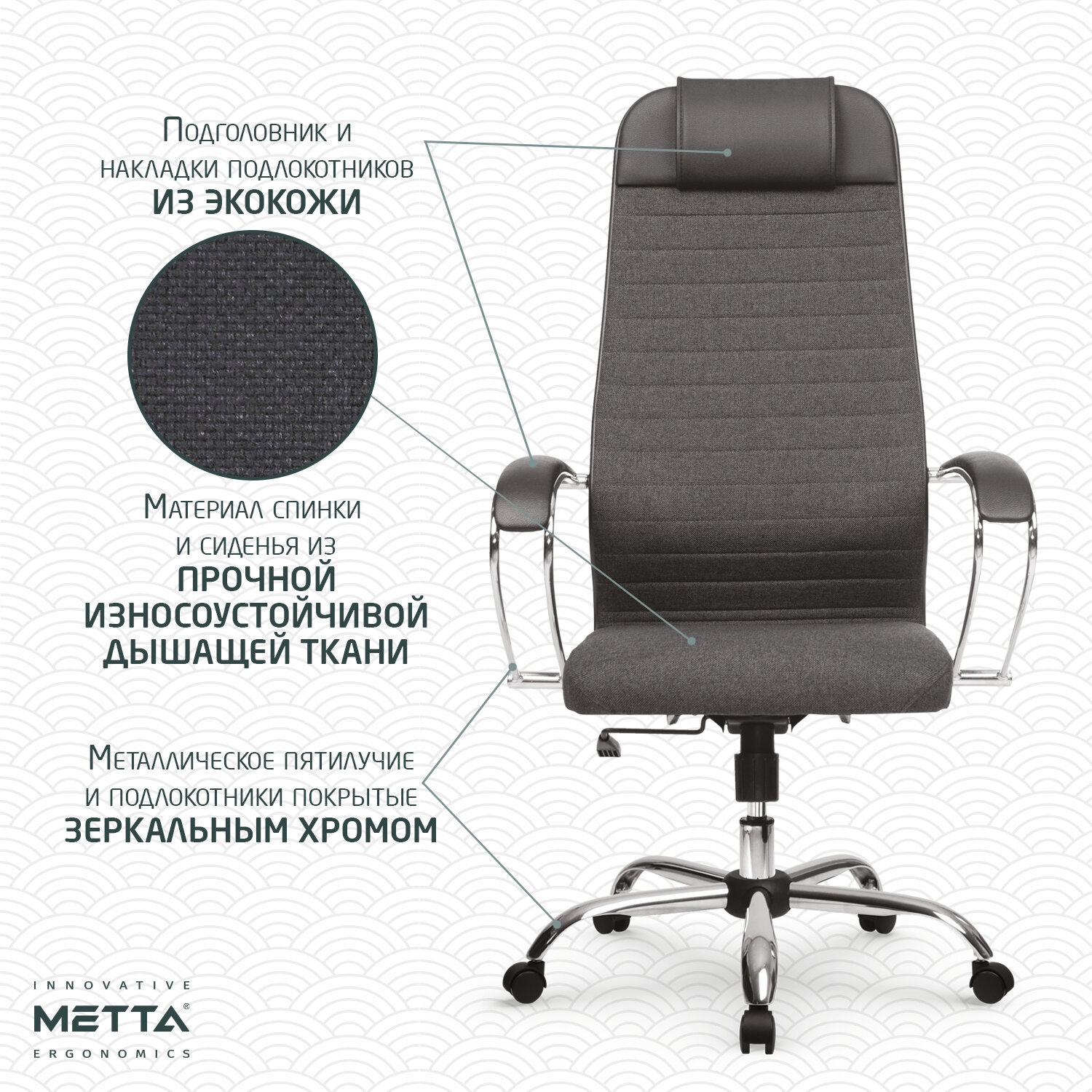 Кресло офисное МЕТТА 