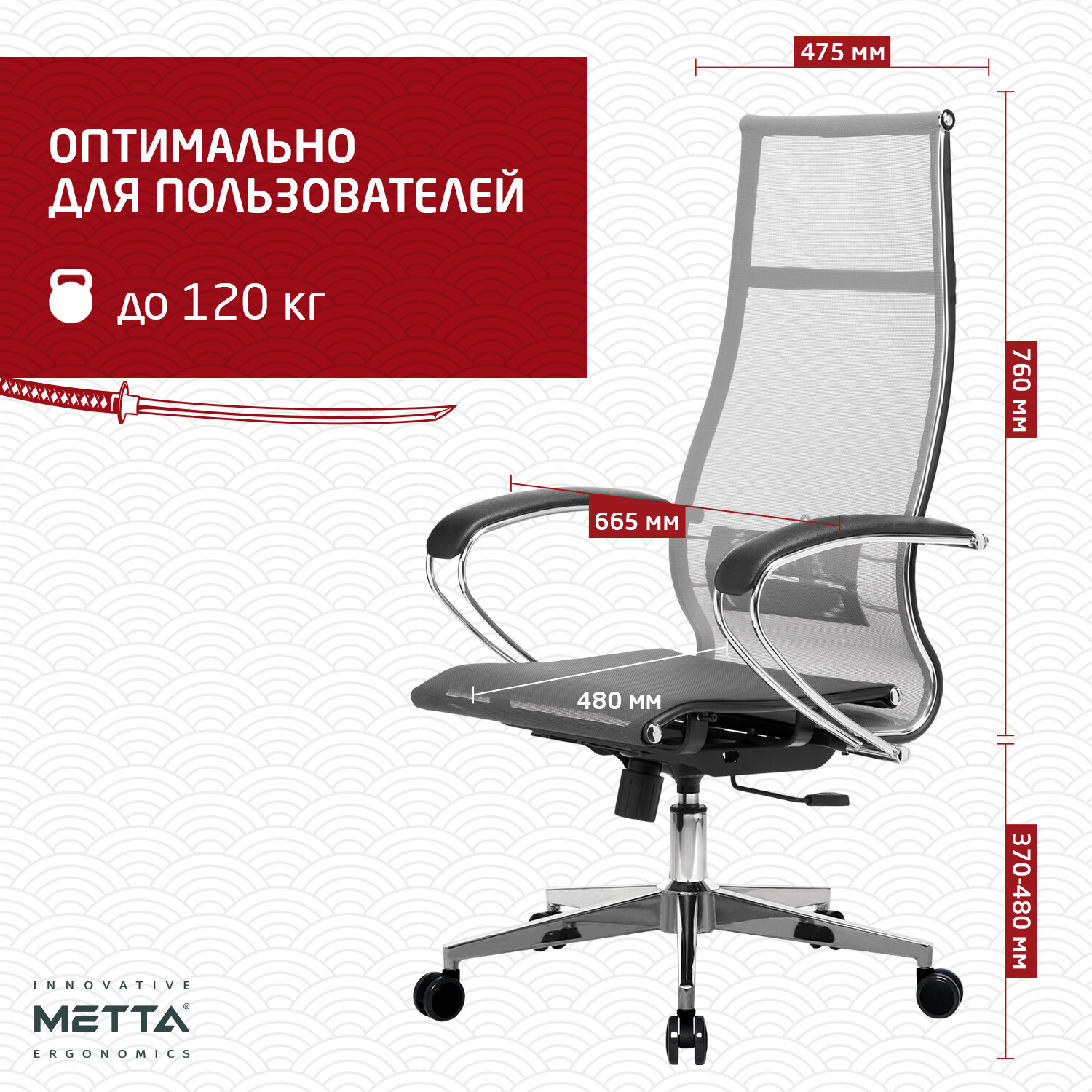 Кресло офисное МЕТТА 