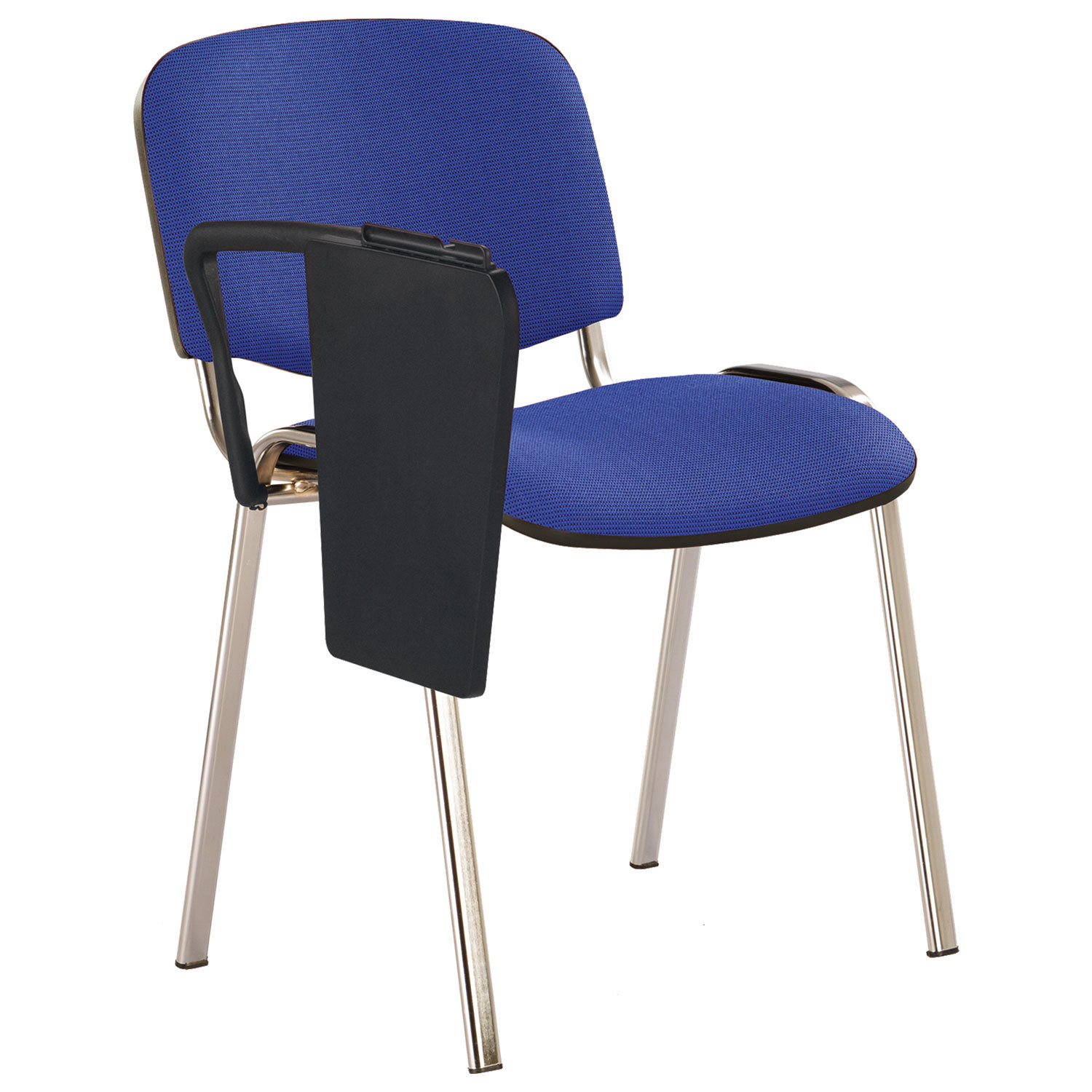 Стол (пюпитр) для стула BRABIX Iso, для конференций, складной, пластик/металл, черный