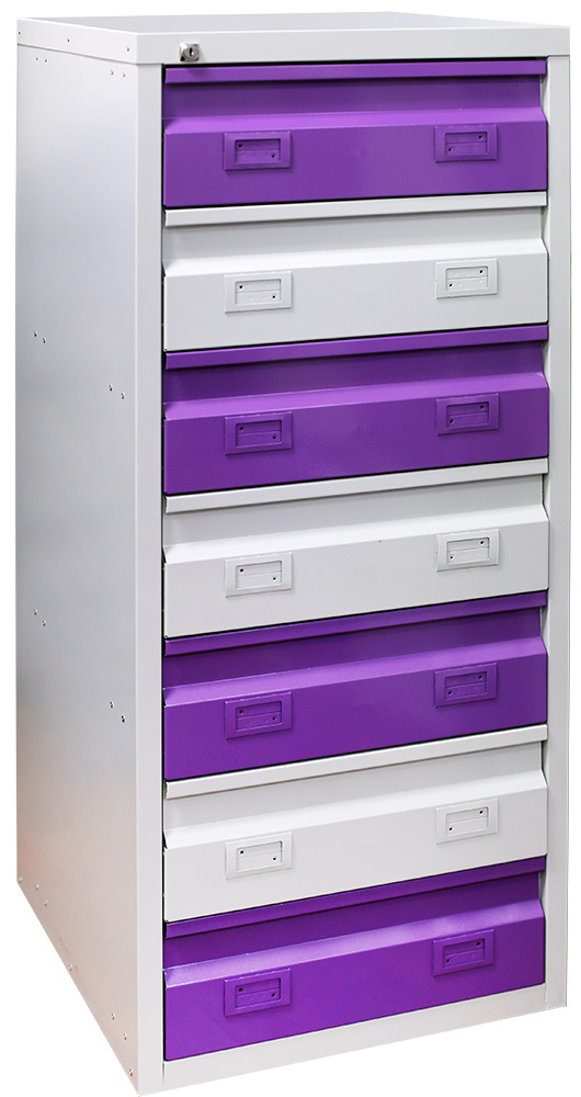Шкаф картотечный FB-7 цветные ящики