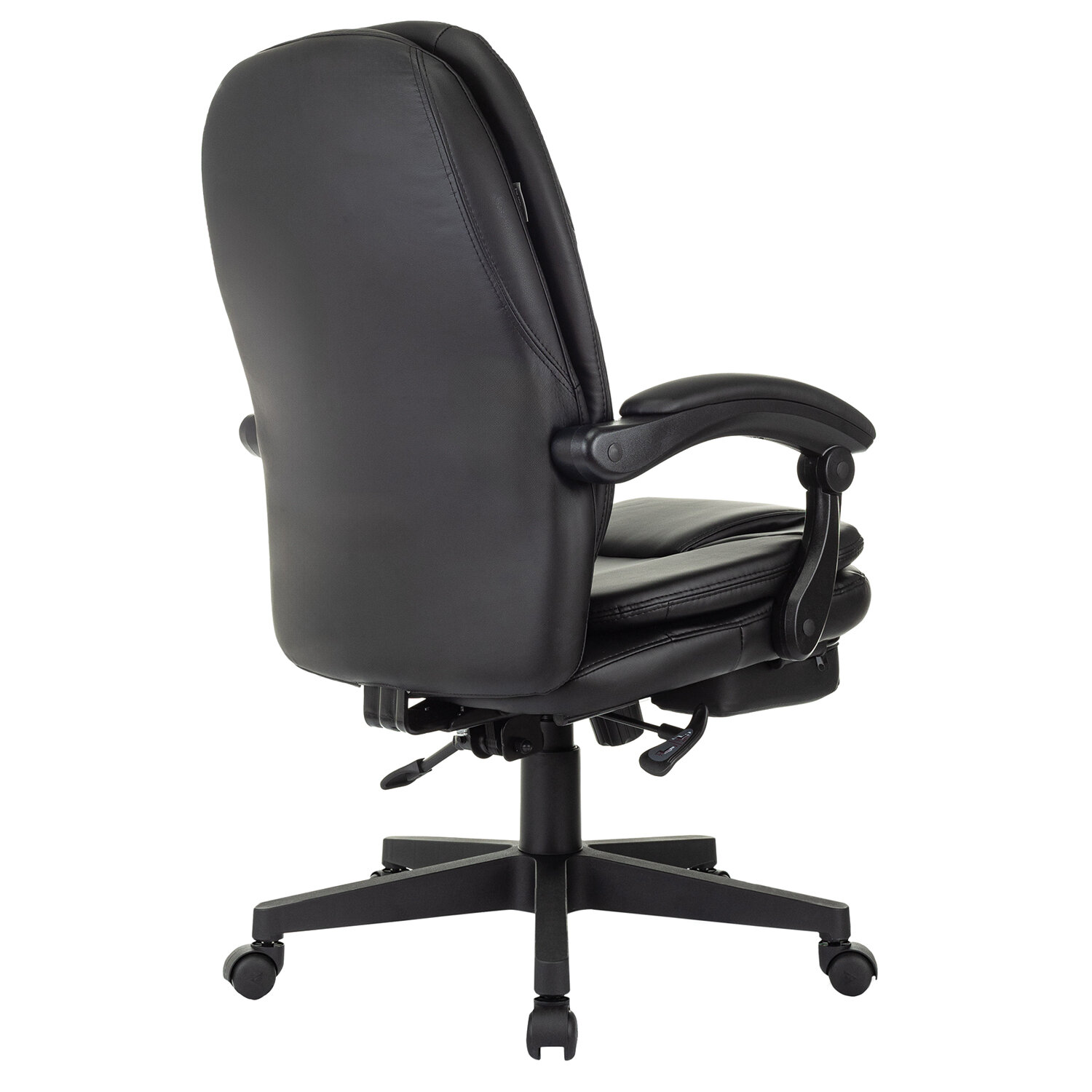 Кресло офисное CH-868N-BF, синхромеханизм, подставка для ног, экокожа, черное, 2018358