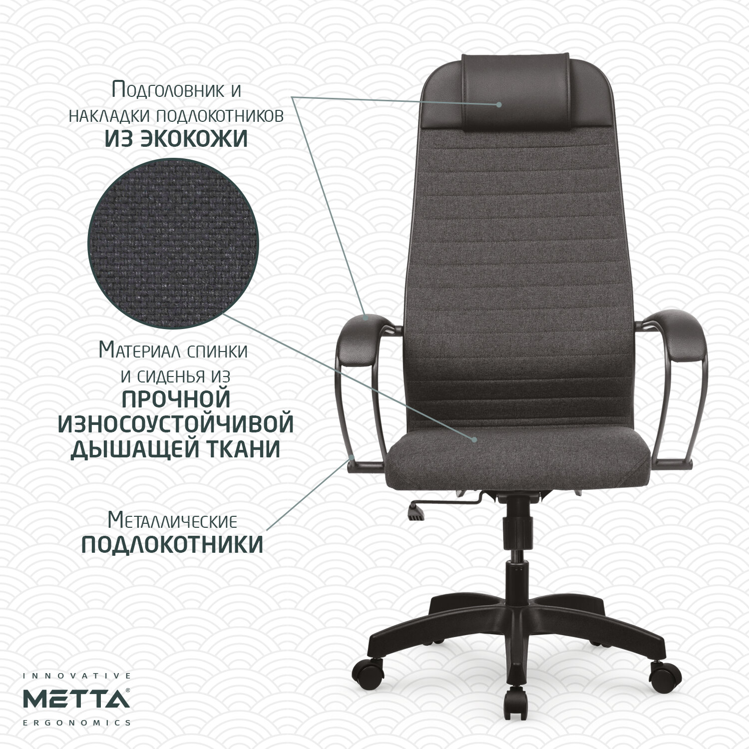 Кресло офисное МЕТТА 