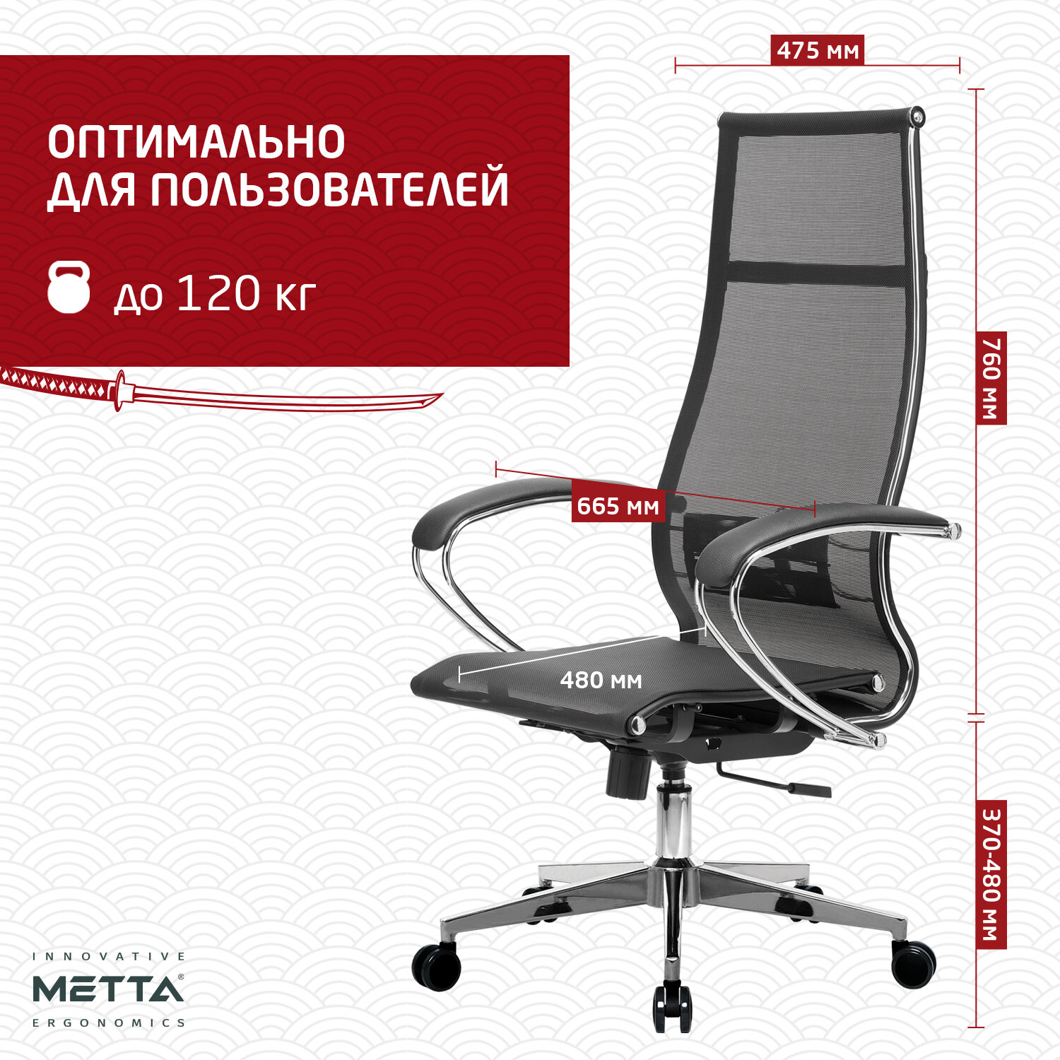 Кресло офисное МЕТТА 