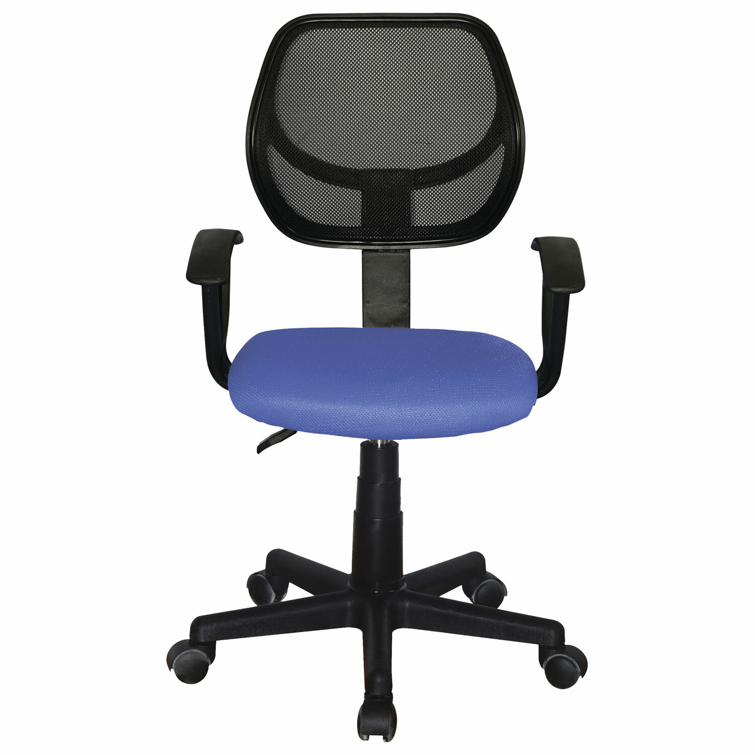 Кресло компактное BRABIX "Flip MG-305", ткань/сетка, синее/черное, 531919