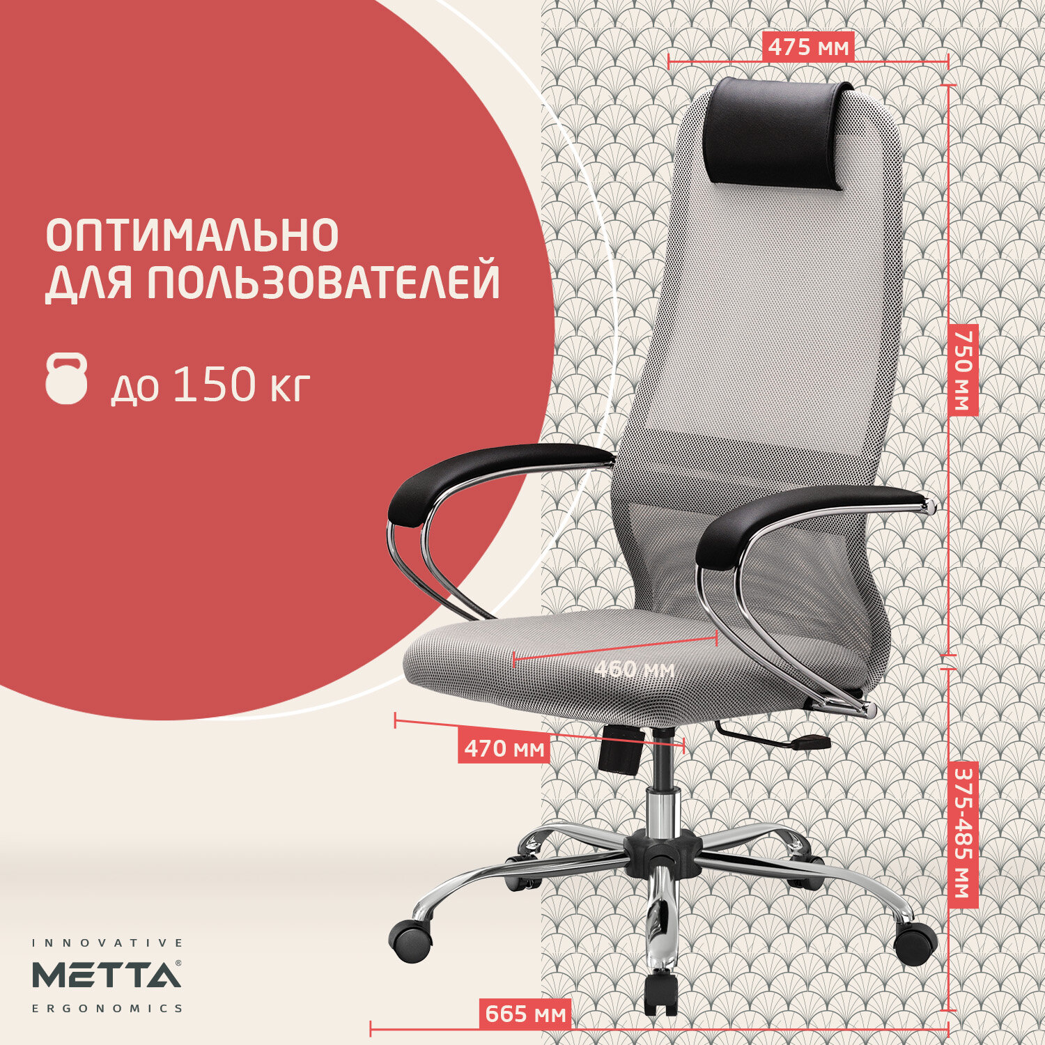 Кресло офисное МЕТТА 