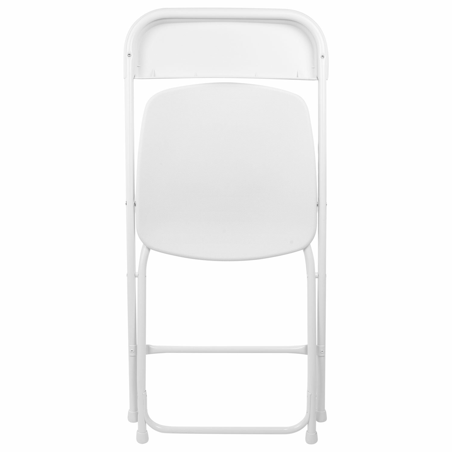 Стулья складные BRABIX "Golf CF-002", КОМПЛЕКТ 4 шт., белый каркас, пластик белый, 533031