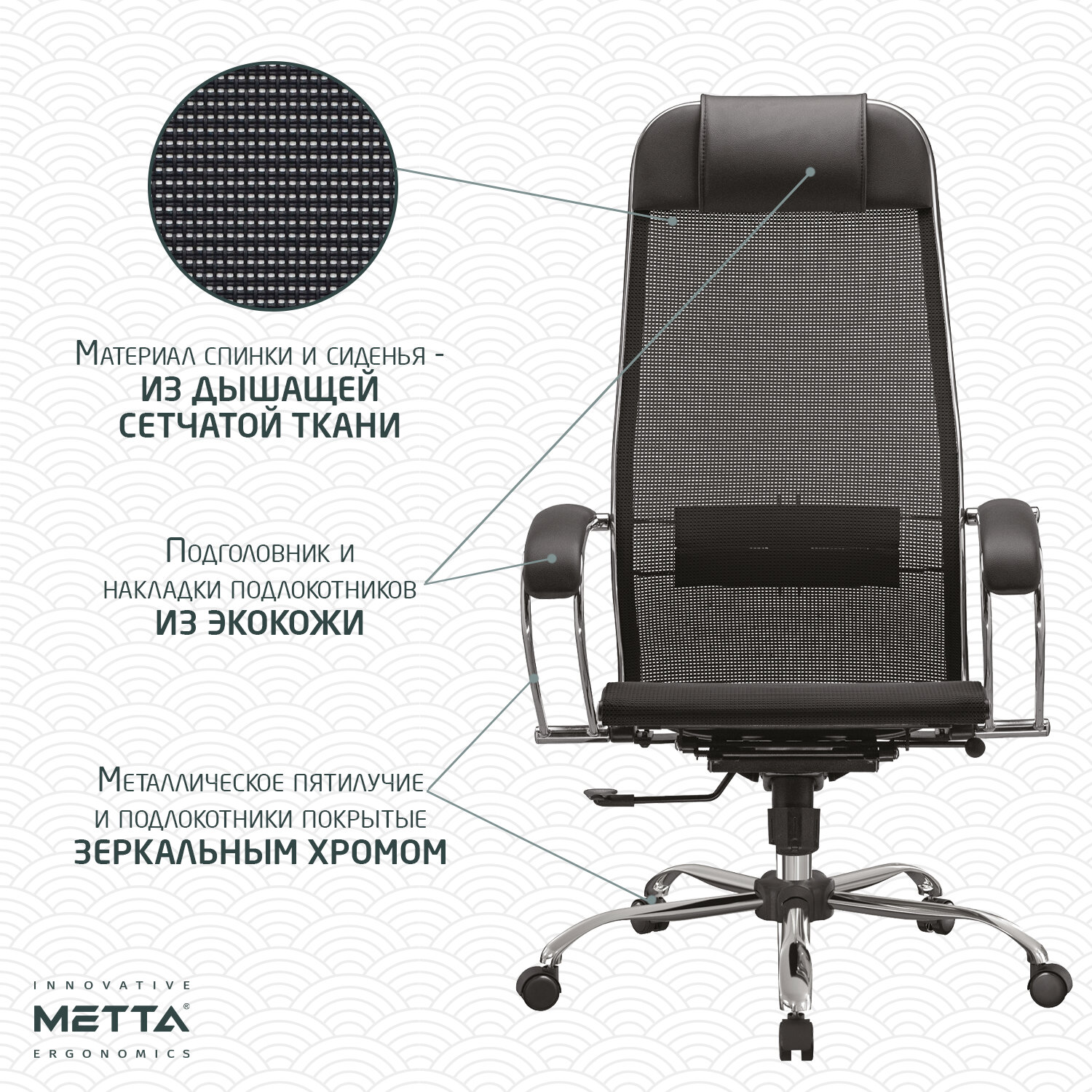 Кресло офисное МЕТТА 