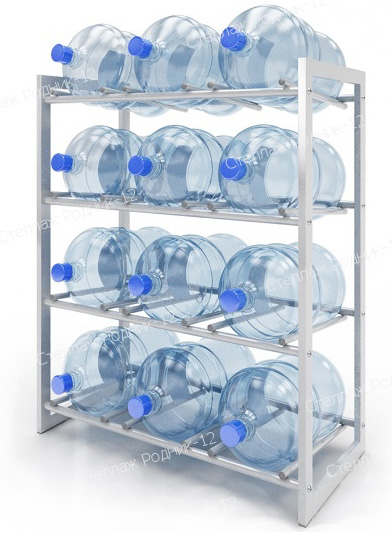 Стеллаж для воды РОДНИК-12 на 12 бутылей