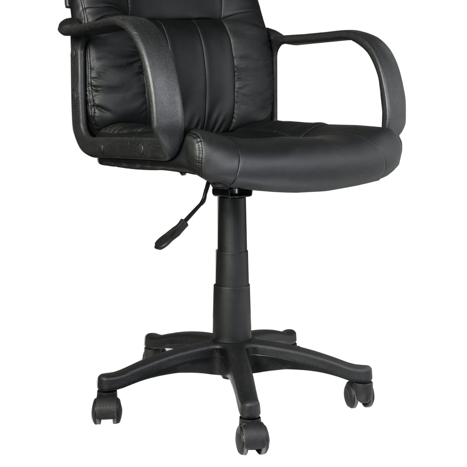 Кресло BRABIX Hit MG-300, с подлокотниками, экокожа, черное, 530864
