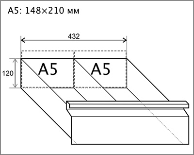 Шкаф картотечный ШК-8 формат А5
