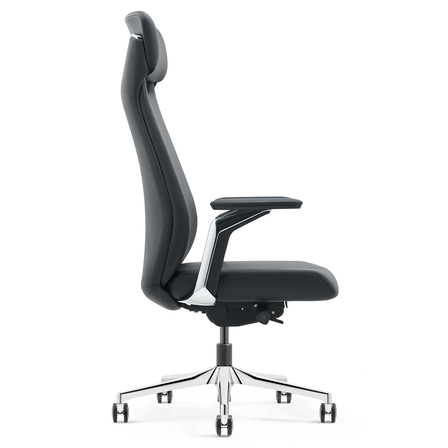 Кресло HAWASAN (ХАВАСАН) PREMIUM EX-840 STELLAR, синхромеханизм, алюминий, экокожа, черное, 533241