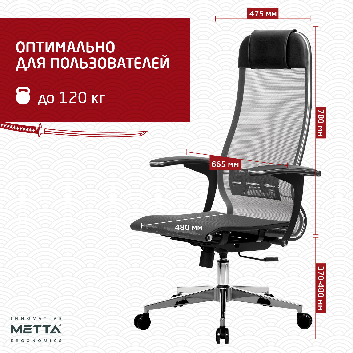 Кресло офисное МЕТТА 