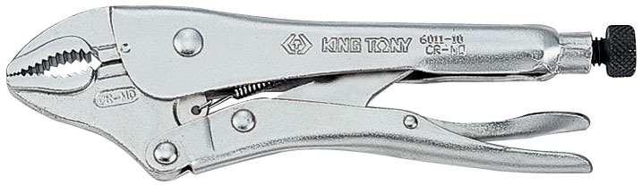 Зажим с фиксатором 250 мм KING TONY 6011-10R