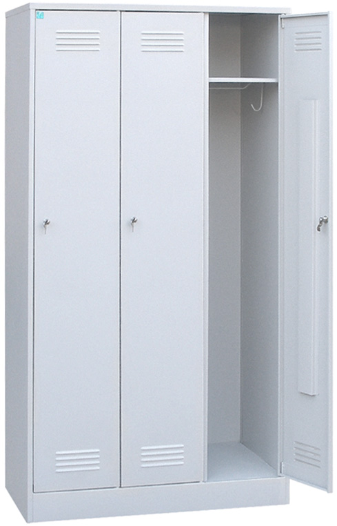 Шкаф для одежды трёхстворчатый сварной 1750х800х500