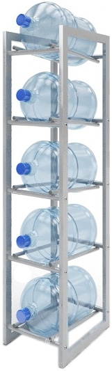 Стеллаж для воды РОДНИК-5 на 5 бутылей
