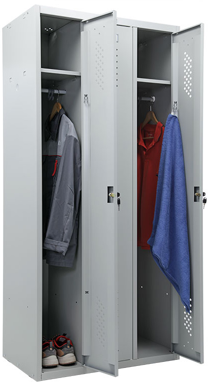 Шкаф для раздевалок ПРАКТИК Стандарт LS-31 1830х885х500 мм S23099531102