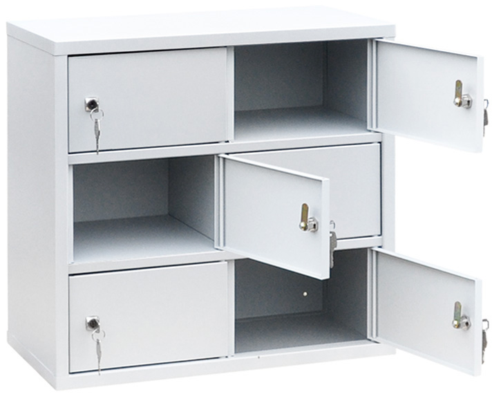 Индивидуальный шкаф кассира на 6 отделений (навесной) (ИШК-6)