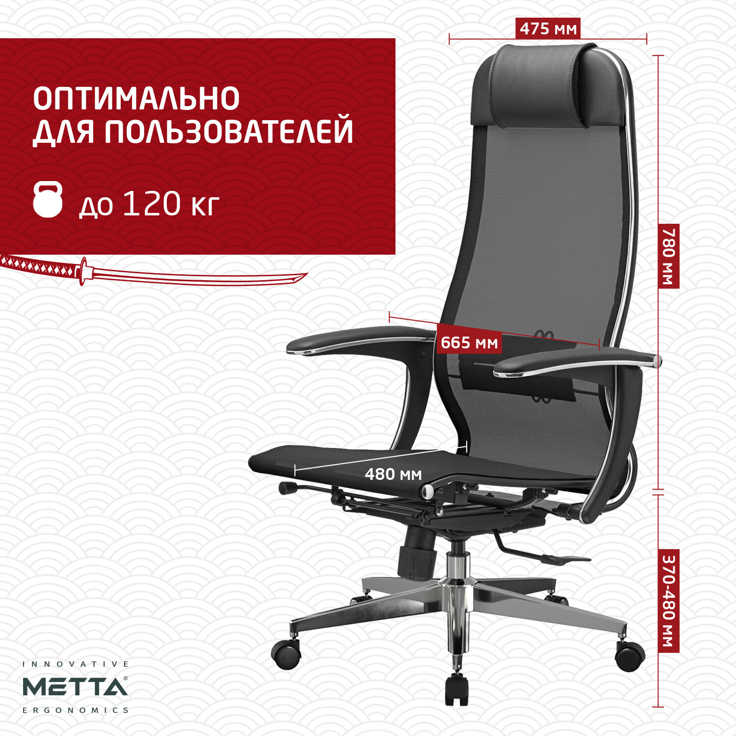 Кресло офисное МЕТТА 